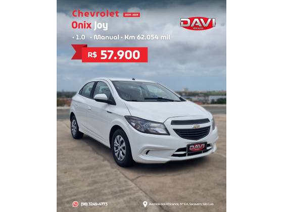 CHEVROLET ONIX 1.0 MPFI JOY 8V FLEX 4P MANUAL